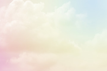 cloud background with a pastel colour