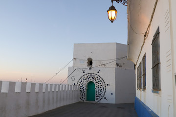 Wall of Asilah, Asilah. Morocco May 28, 2019