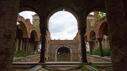 Synagogue ruins interior 