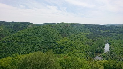 Obraz premium landscape with mountains and trees