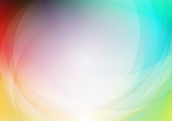 Abstract curved colorful background