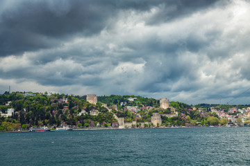 Fototapeta premium Rumeli Fortress in Spring. Istanbul, Turkey