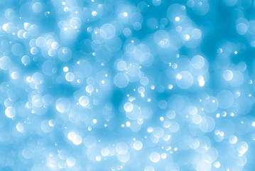 Abstract blue background with bokeh, bokeh background, sparkle bokeh background