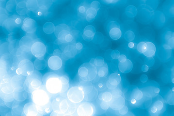 Abstract blue background with bokeh, bokeh background, sparkle bokeh background