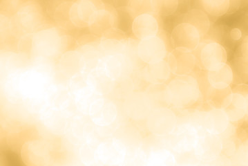Abstract gold background with bokeh, bokeh background, sparkle bokeh background