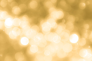 Abstract gold background with bokeh, bokeh background, sparkle bokeh background