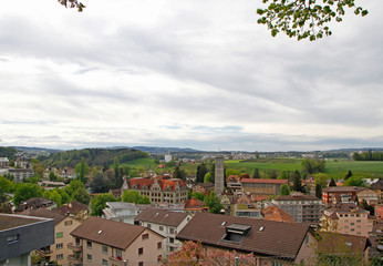 the cityscape of city Luzern in Switzerland