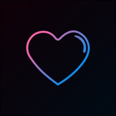 design heart images with dark backgrounds