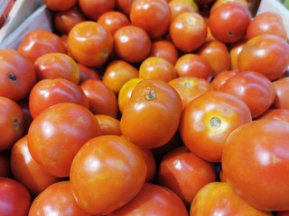 tomatoes at the market