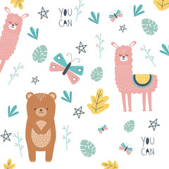 Bear cartoon design vector illustration