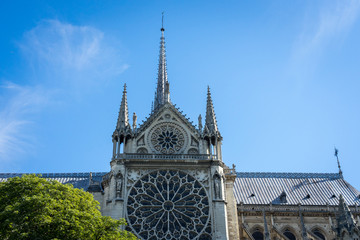  Paris, France, July 14, 2017, Notre Dame de Paris, Notre Dame de Paris