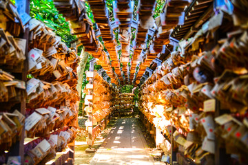 Hikawa Shrine in Kawagoe town, Japan