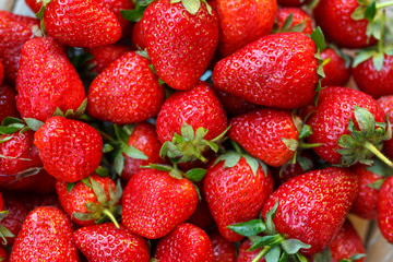 Strawberries background. Strawberry. Food background
