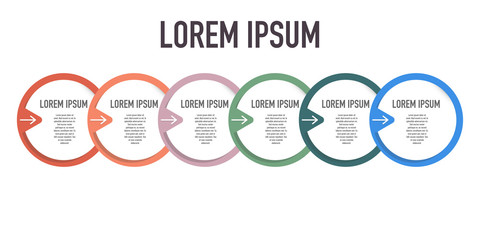 infographic chat displaying various steps for achievement