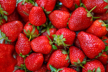 Strawberries background. Strawberry. Food background