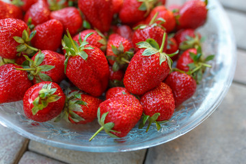 Strawberries background. Strawberry. Food background