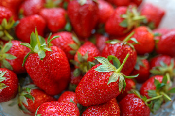 Strawberries background. Strawberry. Food background