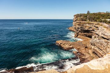 Fototapeta na wymiar The Gap at Watsons Bay near Sydney, NSW Australia.
