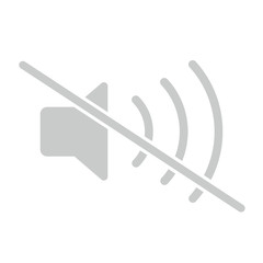 sound volume icon on the white background