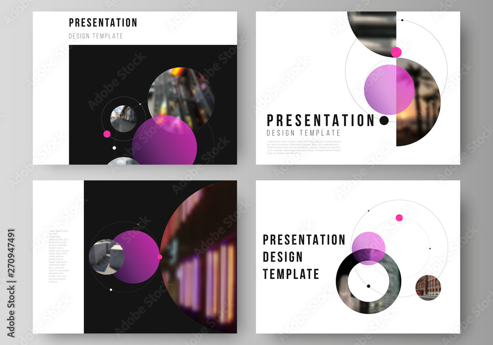 Poster the minimalistic vector layout of the presentation slides design business templates. simple design f