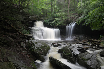 waterfall in forest
