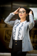 Retrato de mulher de negócios