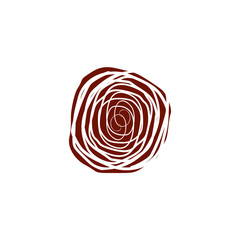 Fototapeta na wymiar Aboriginal art icon logo design vector template