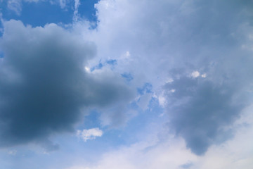 Obraz premium Beautiful abstract blue sky landscape background and wallpaper