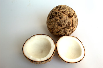 coconut isolated on white background