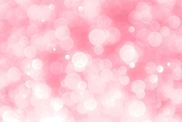 Abstract pink background with bokeh, bokeh background, sparkle bokeh background