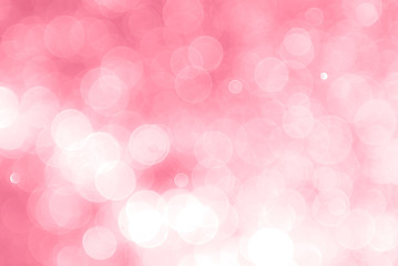 Abstract pink background with bokeh, bokeh background, sparkle bokeh background