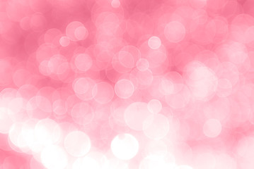 Abstract pink background with bokeh, bokeh background, sparkle bokeh background