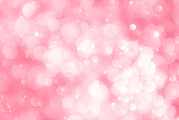 Abstract pink background with bokeh, bokeh background, sparkle bokeh background