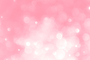 Abstract pink background with bokeh, bokeh background, sparkle bokeh background
