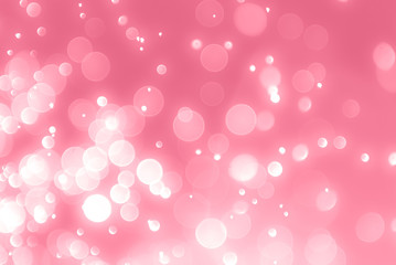 Abstract pink background with bokeh, bokeh background, sparkle bokeh background