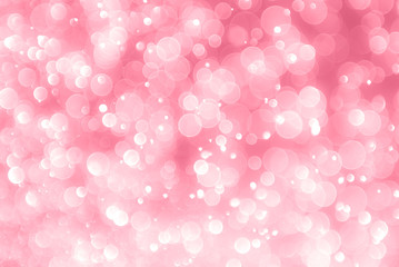 Abstract pink background with bokeh, bokeh background, sparkle bokeh background