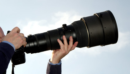 Big lens at the sky