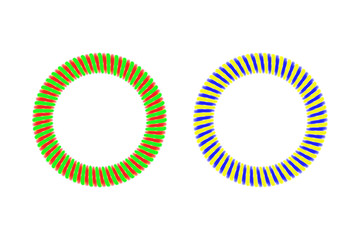 螺旋のリングのグラフィック素材