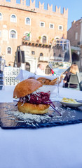 horse meat hamburger