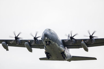 MC-130J Commando II Hercules raises its landing gear