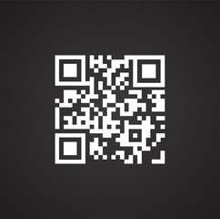Barcode related icon on background for graphic and web design. Simple illustration. Internet concept symbol for website button or mobile app.