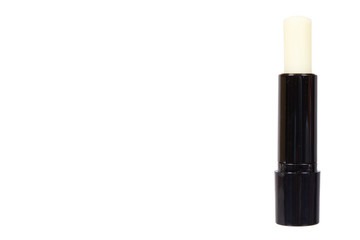 Obraz premium White balm lipstick, lips care and beauty