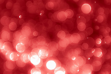 Abstract red background with bokeh, bokeh background, sparkle bokeh background