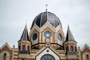 the roof of the synagogue - obrazy, fototapety, plakaty