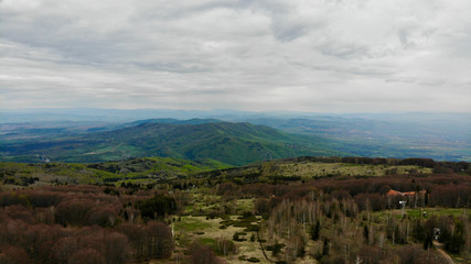 View on the Sofia city from Boyana