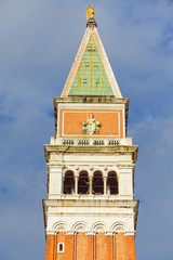 Bell tower called 'Campanile di San Marco' in Venice, Italy