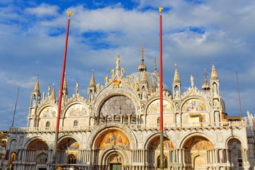 Basilica called 'San Marco' in Venice, Italy