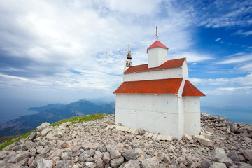 Amazing Orthodox church on the mount Rumija