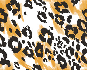 Animal texture seamless background pattern. Fashion print, textile design. Cute pattern. Vector.