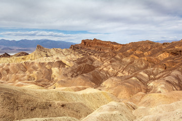 Fototapeta na wymiar Zabriskie Point in Death Valley National Park in California, USA